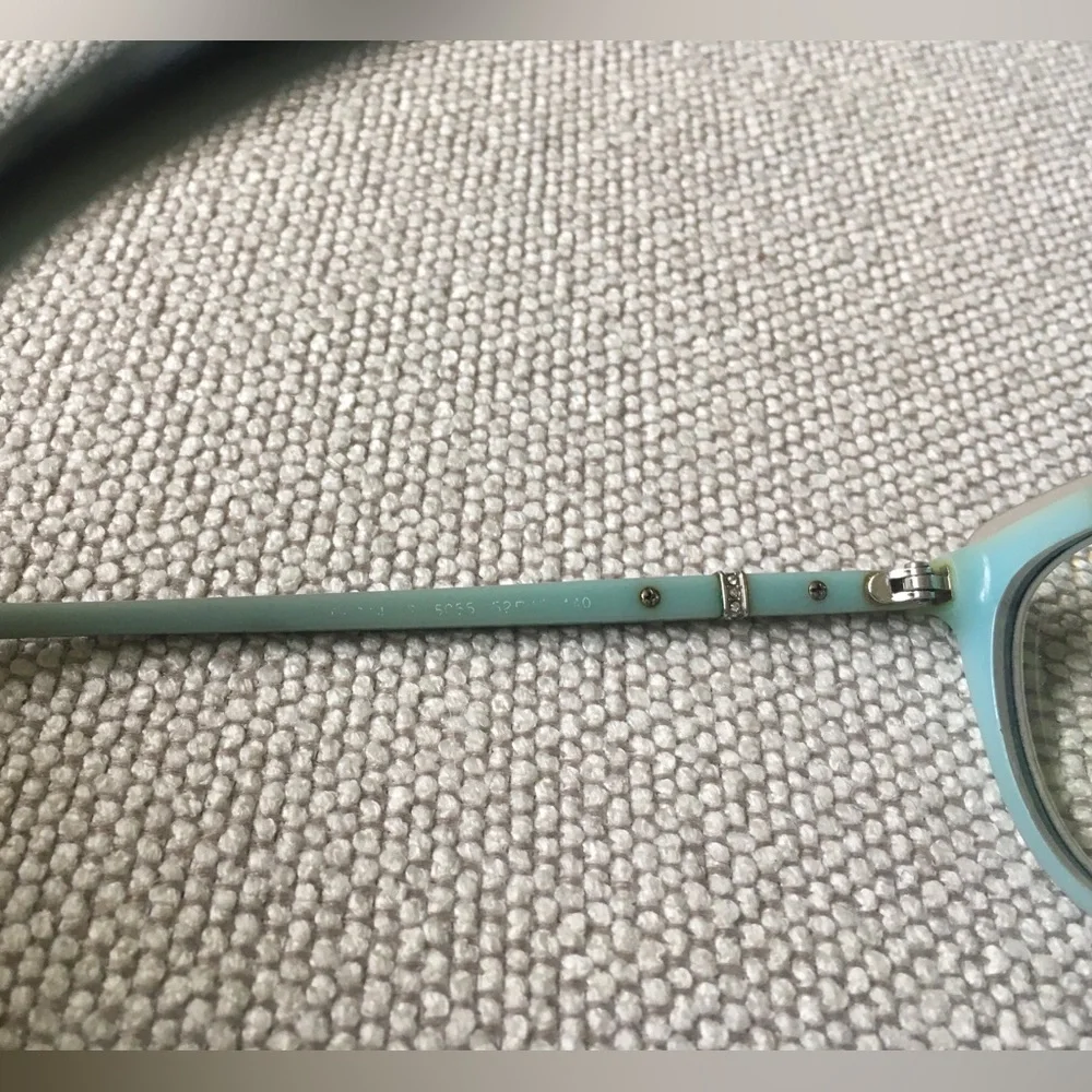 Tiffany & Co. TF 2147-B 8055 Crystals 52 Polished Black/Tiffany Blue